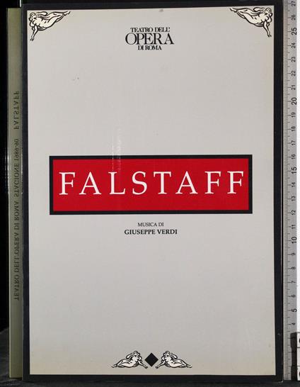 Falstaff - Giuseppe Verdi - copertina