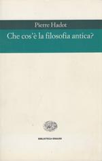 Che cos' la filosofia antica