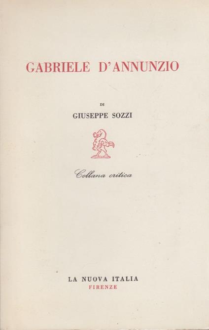 Gabriele D'Annunzio - Giuseppe Strozzi - copertina