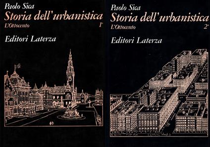 Storia dell'urbanistica, Due volumi. Voll. 2/1 - 2/2 L'Ottocento - Paolo Sica - copertina
