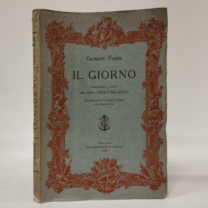 Il giorno - Giuseppe Parini - copertina
