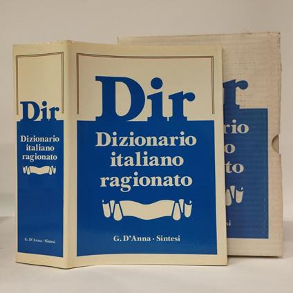 DIR. Dizionario italiano ragionato - copertina