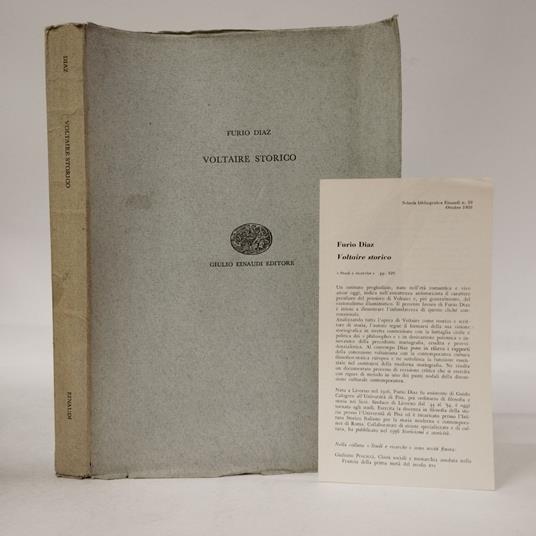Voltaire storico - Furio Diaz - copertina