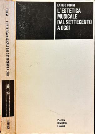 L' L' estetica musicale dal settecento a oggi - Enrico Fubini - copertina