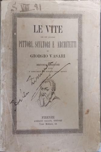 Le vite dei più celebri pittori, scultori e architetti - Giorgio Vasari - copertina
