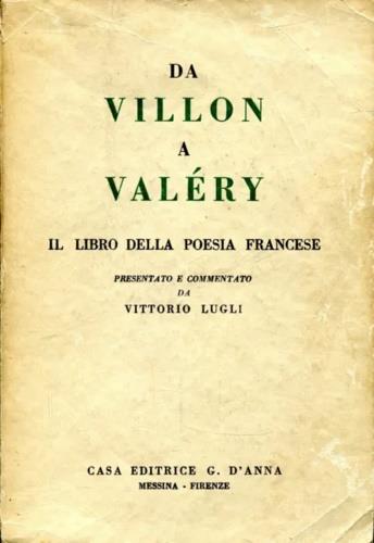 Da Villon a Valery. Il libro della poesia francese - copertina
