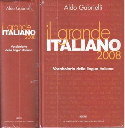 Il grande italiano 2008 - Aldo Gabrielli - copertina