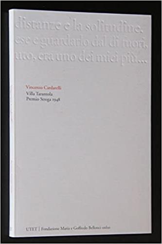 Villa Tarantola - Vincenzo Cardarelli - copertina