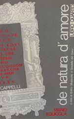 De natura d'amore. Libro Quarto
