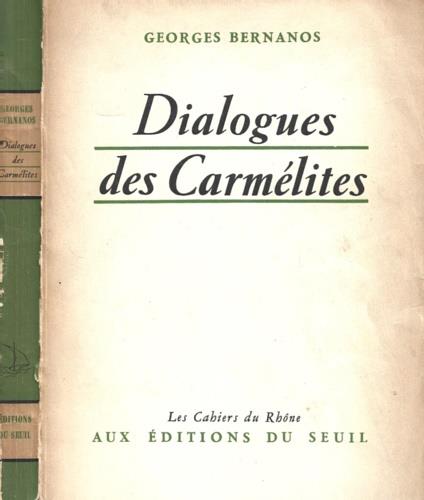 Dialogues de carmélites - Georges Bernanos - copertina