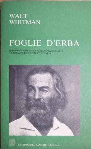 Foglie d'erba. Scelta - Walt Whitman - copertina