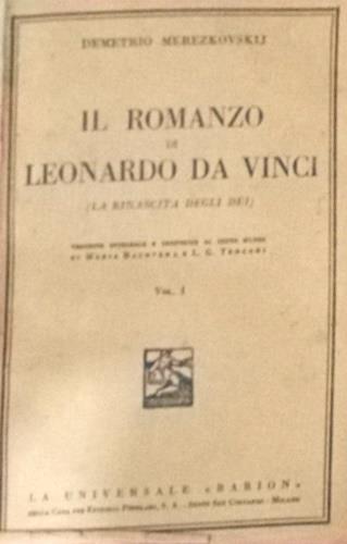 Il romanzo di Leonardo da Vinci. La rinascita degli dei - copertina