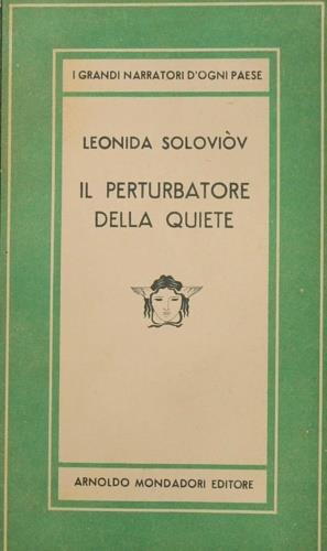 Il perturbatore della quiete - copertina