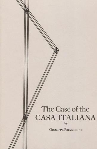 The Case of the Casa Italiana - Giuseppe Prezzolini - copertina