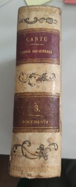 Documenti alla Storia Universale. Tomo III: Letteratura e Biografie
