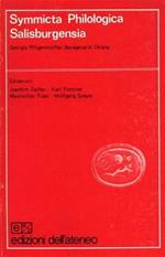 Symmicta Philologica Salisburgensia