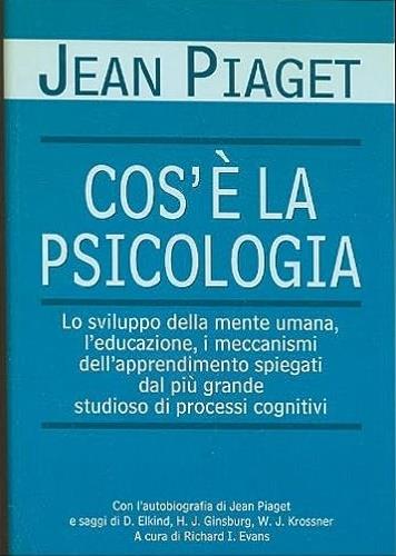 Cos'è la psicologia - Jean Piaget - copertina