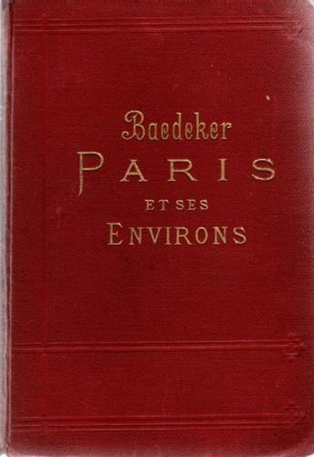 Paris et ses environs. Manuel du voyayeur - copertina