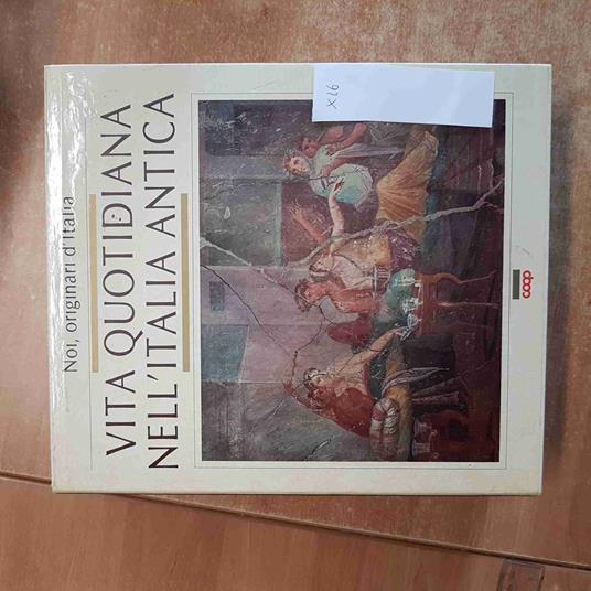 VITA QUOTIDIANA NELL'ITALIA ANTICA 2 voll. + cofanetto IN FAMIGLIA IN SOCIETà - copertina