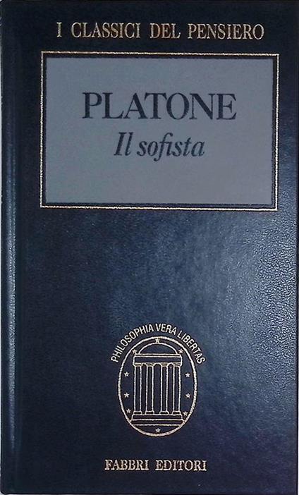 Il sofista - Platone - copertina