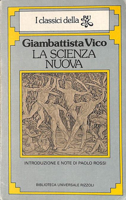 La scienza nuova - Giambattista Vico - copertina