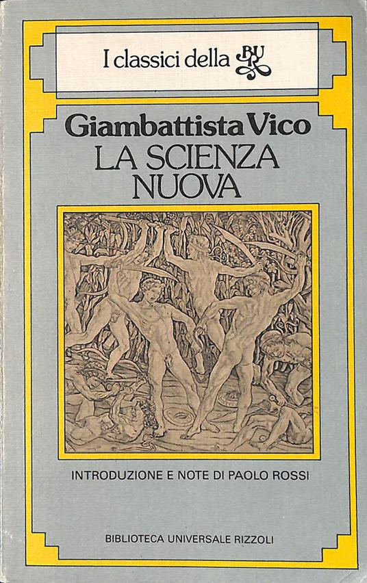 La scienza nuova - Giambattista Vico - copertina