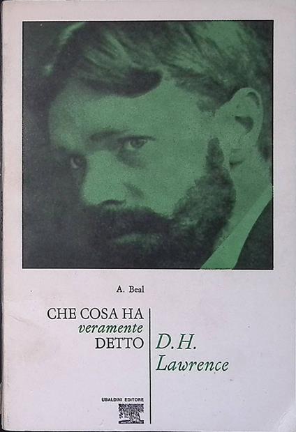 Che cosa ha veramente detto D.H. Lawrence - A. Beal - copertina