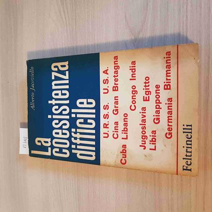 Coesistenza Difficile - Alberto Jacoviello - copertina