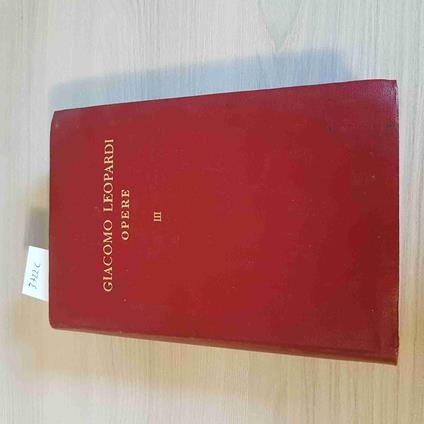 Giacomo Leopardi - Giacomo Leopardi - copertina