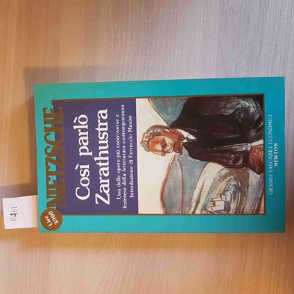 Così Parlò Zarathustra - Friedrich Nietzsche - copertina