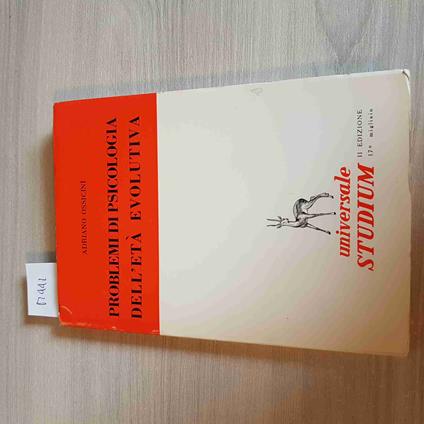 Problemi Di Psicologia Dell'Età Evolutiva - Adriano Ossicini - copertina