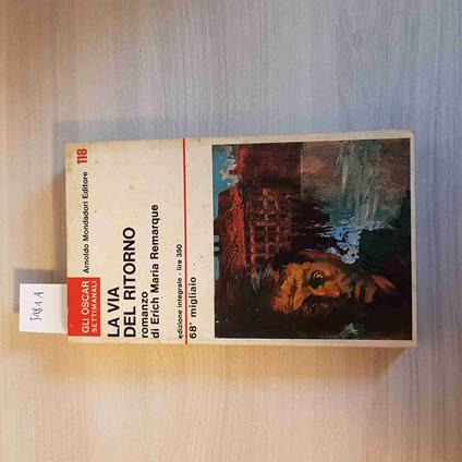 Via Del Ritorno - Erich Maria Remarque - copertina