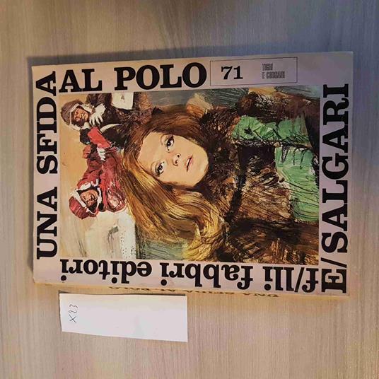 Una Sfida Al Polo 71 - Emilio Salgari - copertina