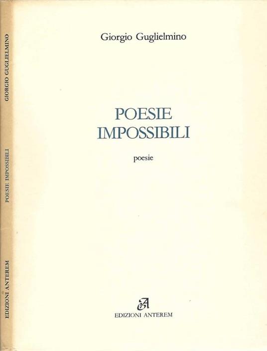 Poesie impossibili - Giorgio Guglielmino - copertina