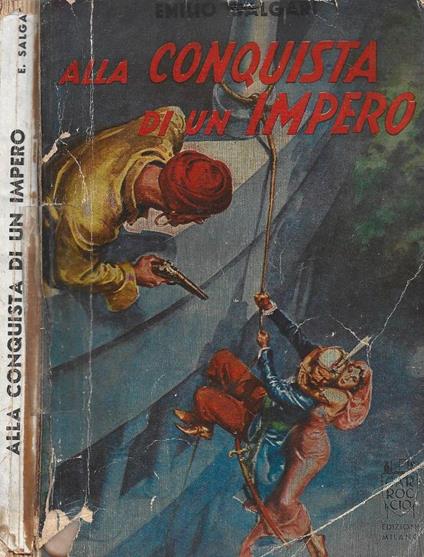 Alla conquista di un Impero - Emilio Salgari - copertina