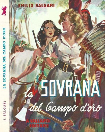 La sovrana del Campo d'oro - Emilio Salgari - copertina