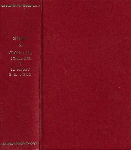 Cronache Italiane - Il Rosso e il Nero - Stendhal - copertina