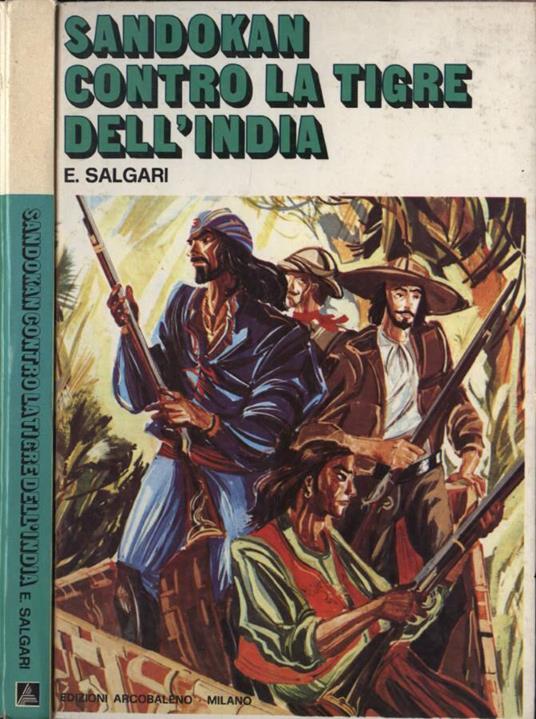 Sandokan contro la tigre dell' India - Emilio Salgari - copertina