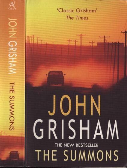 The summons - John Grisham - copertina