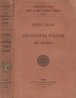 Nuovi saggi sulla letteratura italiana del seicento