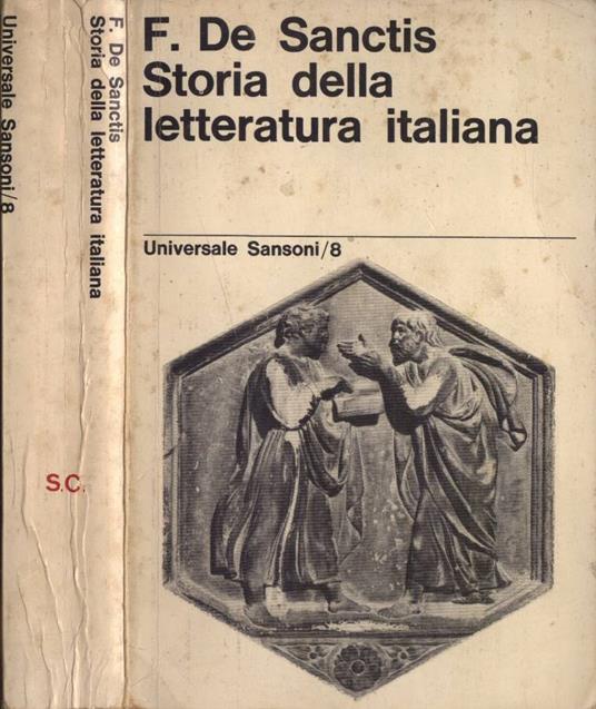 Storia della letteratura italiana - Francesco De Sanctis - copertina
