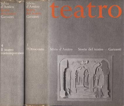 Storia del teatro vol. 3 - 4 - Silvio D'Amico - copertina