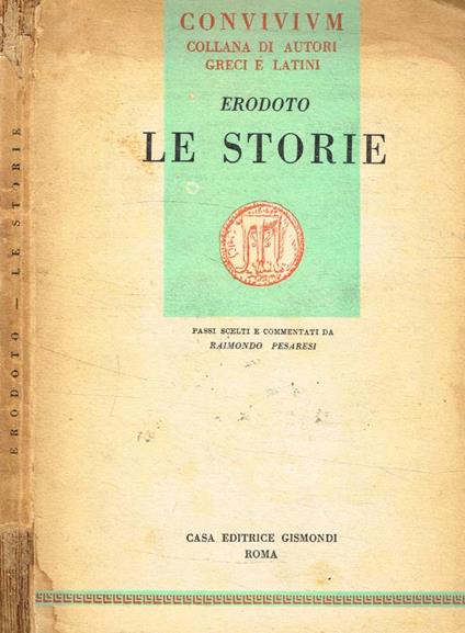 Le storie - Erodoto - copertina