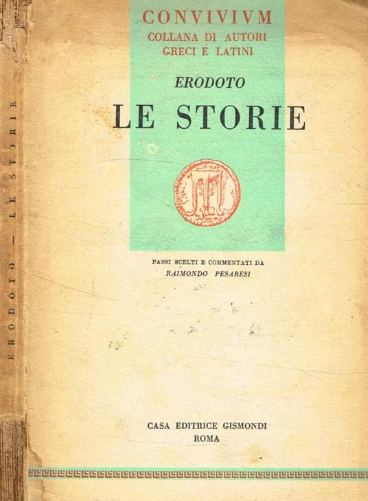 Le storie - Erodoto - copertina
