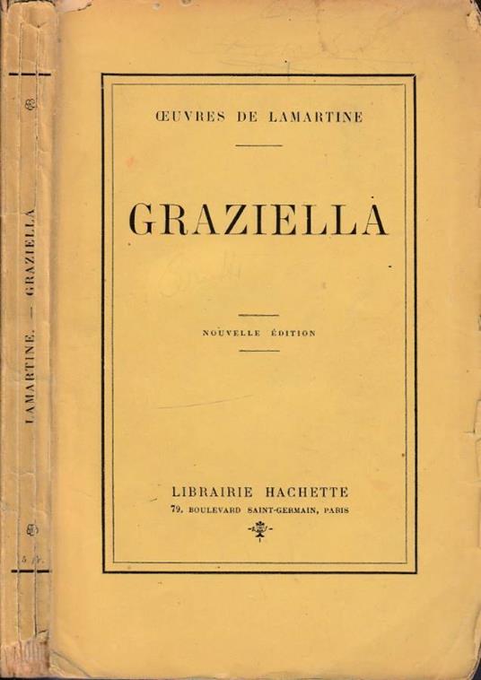 Graziella - Alphonse de Lamartine - copertina