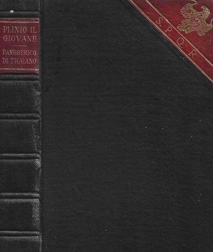 Panegirico di Traiano - Plinio il Giovane - copertina