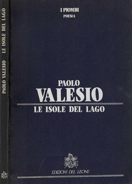 Le isole del lago - Paolo Valesio - copertina