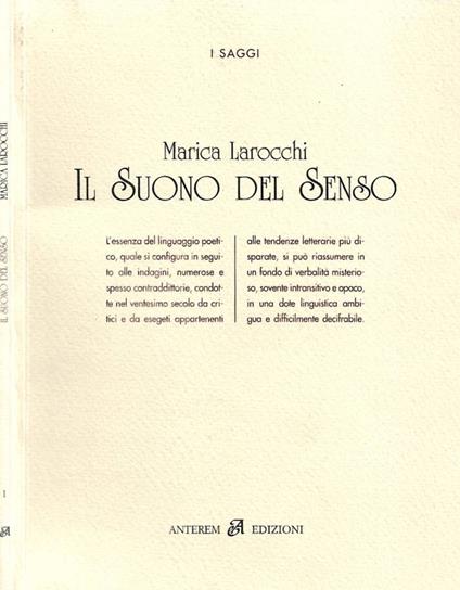 Il suono del senso - Marica Larocchi - copertina