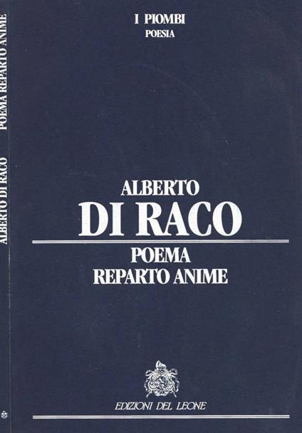 Poema. Reparto anime - Alberto Di Raco - copertina