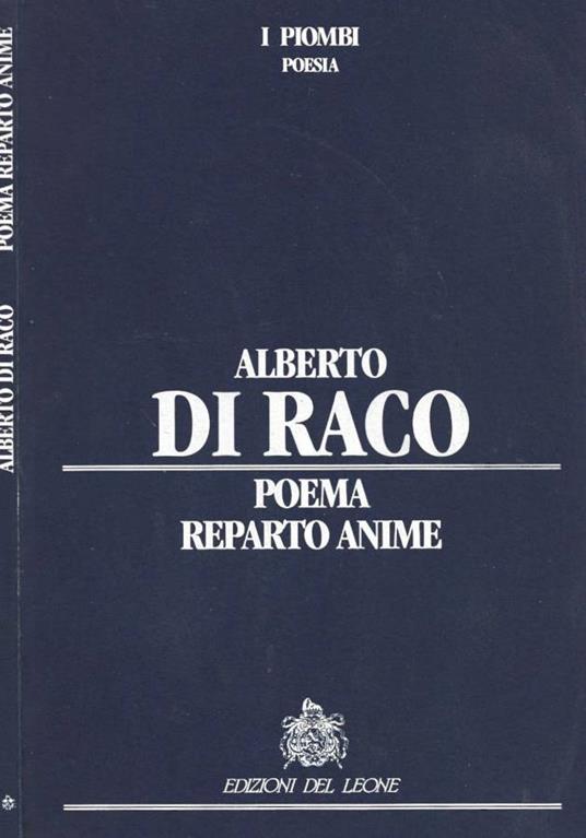 Poema. Reparto anime - Alberto Di Raco - copertina